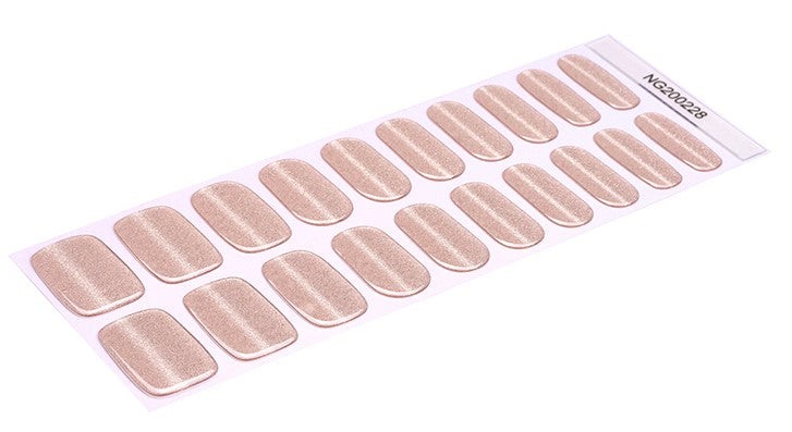 Neutral Sparkle Semi Cured Gel Nail Wraps