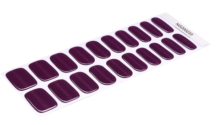 Grape Ombre Semi Cured Gel Nail Wraps