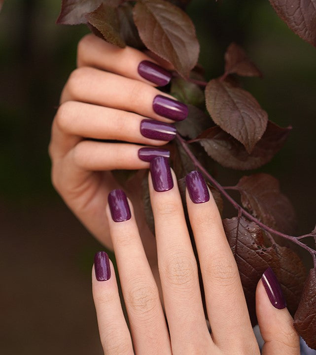 Grape Ombre Semi Cured Gel Nail Wraps