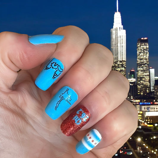 Who Puts a Hill at Mile 26? - Chicago Marathon Nails - Exclusive  Nail Wraps