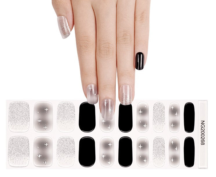 Smoke Screen Semi Cured Gel Nail Wraps