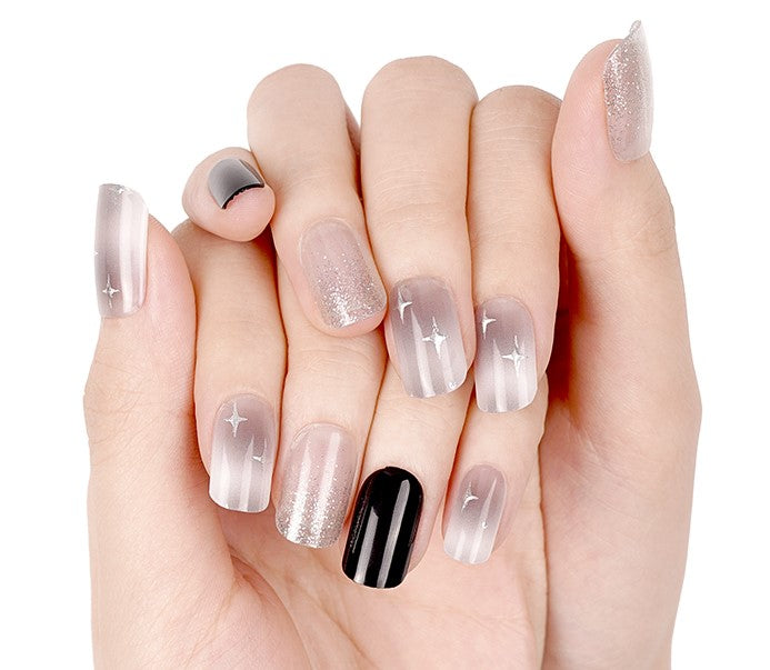 Smoke Screen Semi Cured Gel Nail Wraps