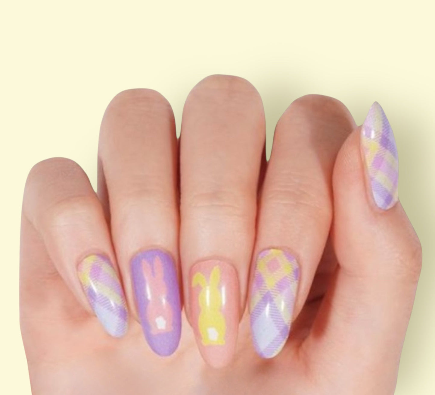 Easter Plaid Nail Wraps