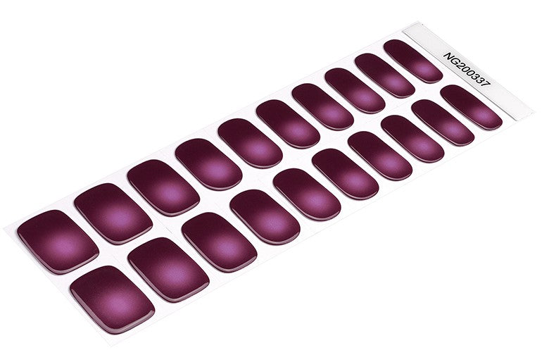 Purple Sky Semi Cured Gel Nail Wraps