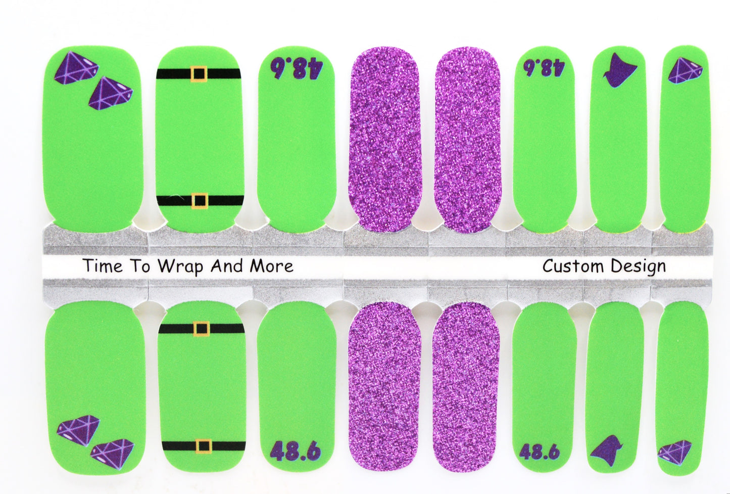 48.6 Miles to Dopey - Marathon Race Weekend Exclusive Nail Wraps