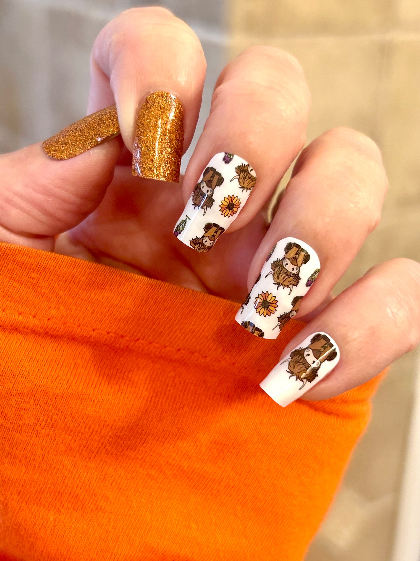 Highland Hottie Nail Wraps