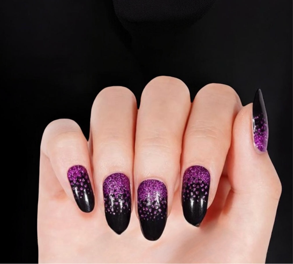 Purple Is The New Black Nail Wraps
