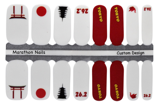 Which Star Is This - Tokyo Marathon Nails - Exclusive  Nail Wraps