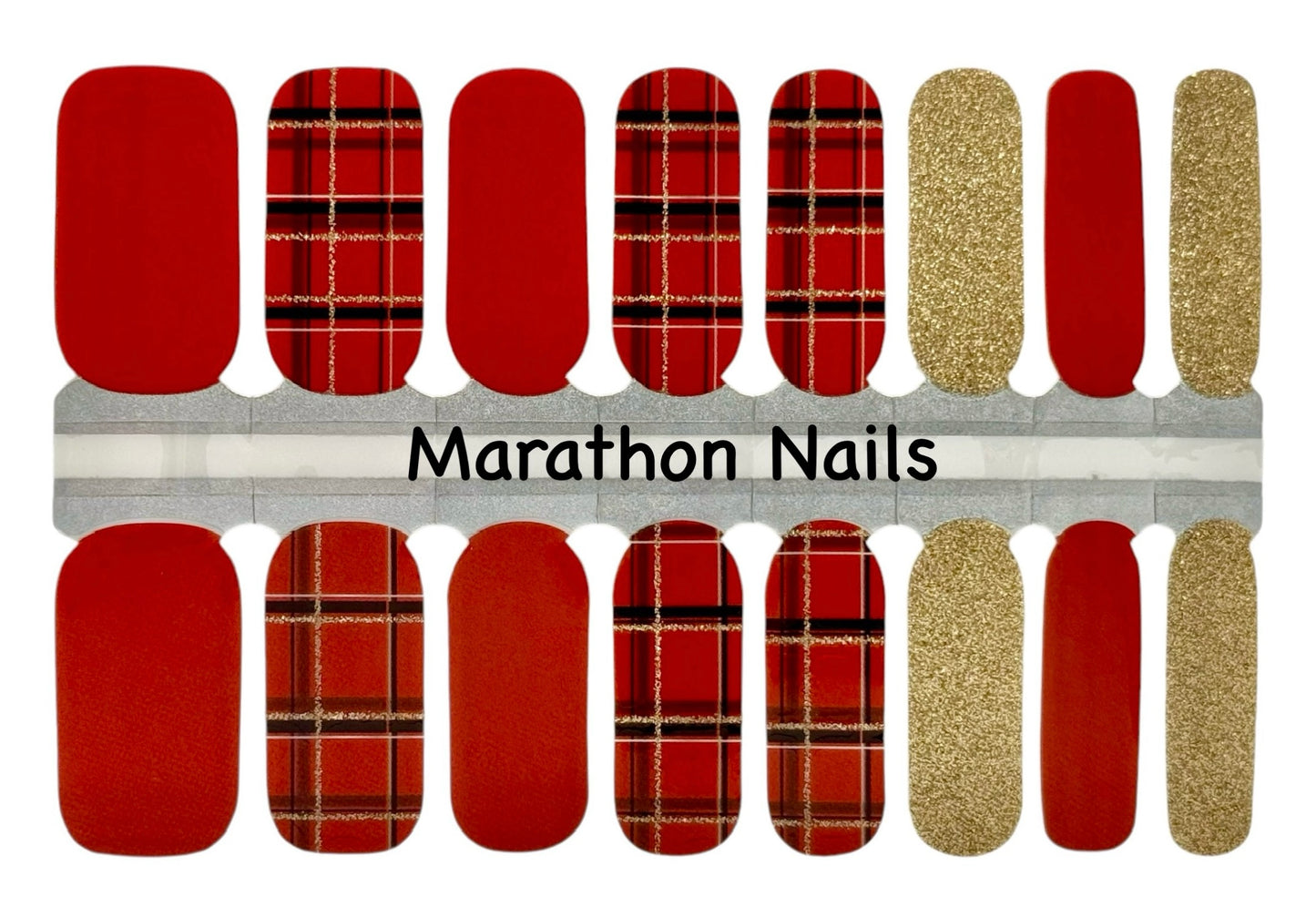 Holiday Plaid Nail Wraps