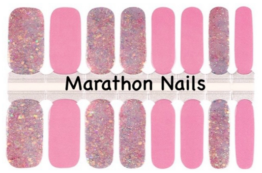 Glitter In The Sky Nail Wraps