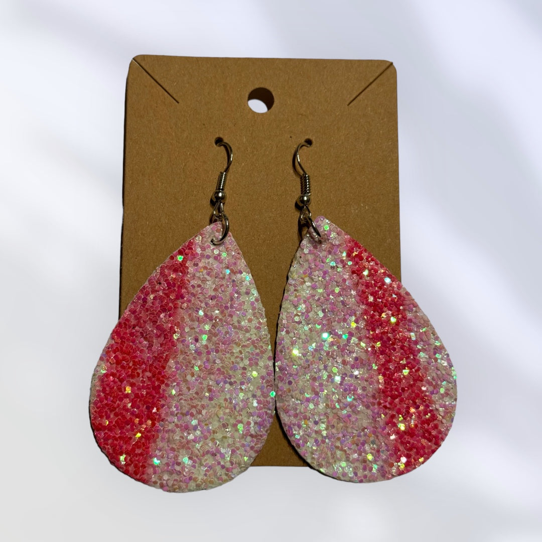 Pink Shimmer Ombre Earrings