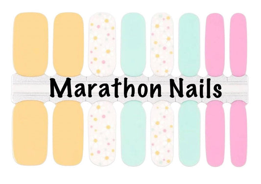Perfectly Pastel Daisies Nail Wraps