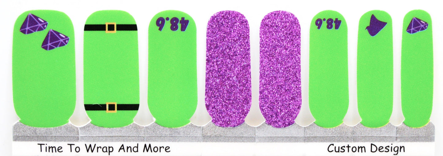 48.6 Miles to Dopey - Marathon Race Weekend Exclusive Nail Wraps