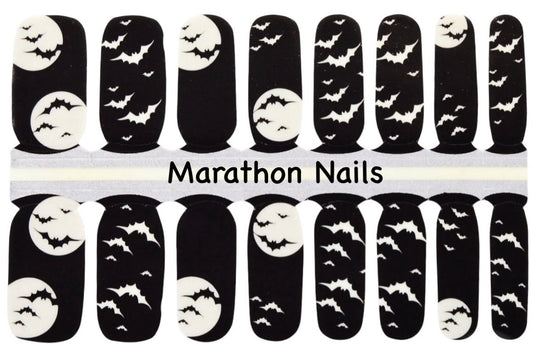 A Little Bit Batty - Glow In The Dark Nail Wraps