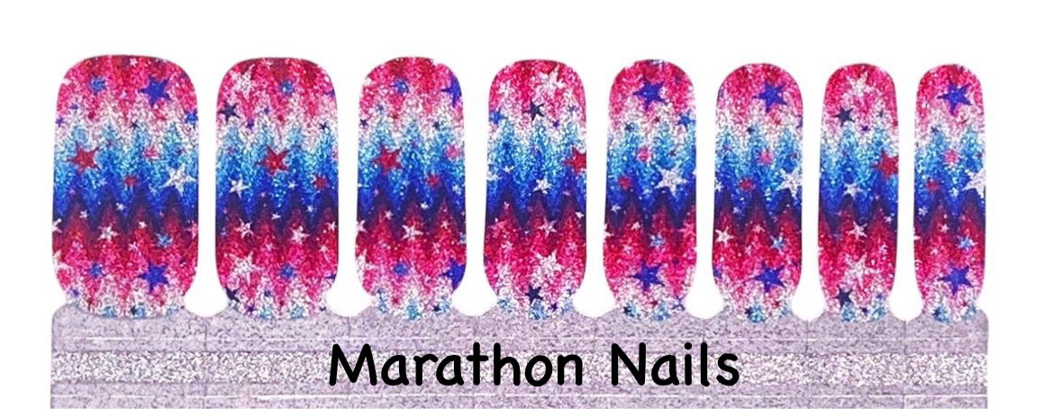 American Stars Nail Wraps