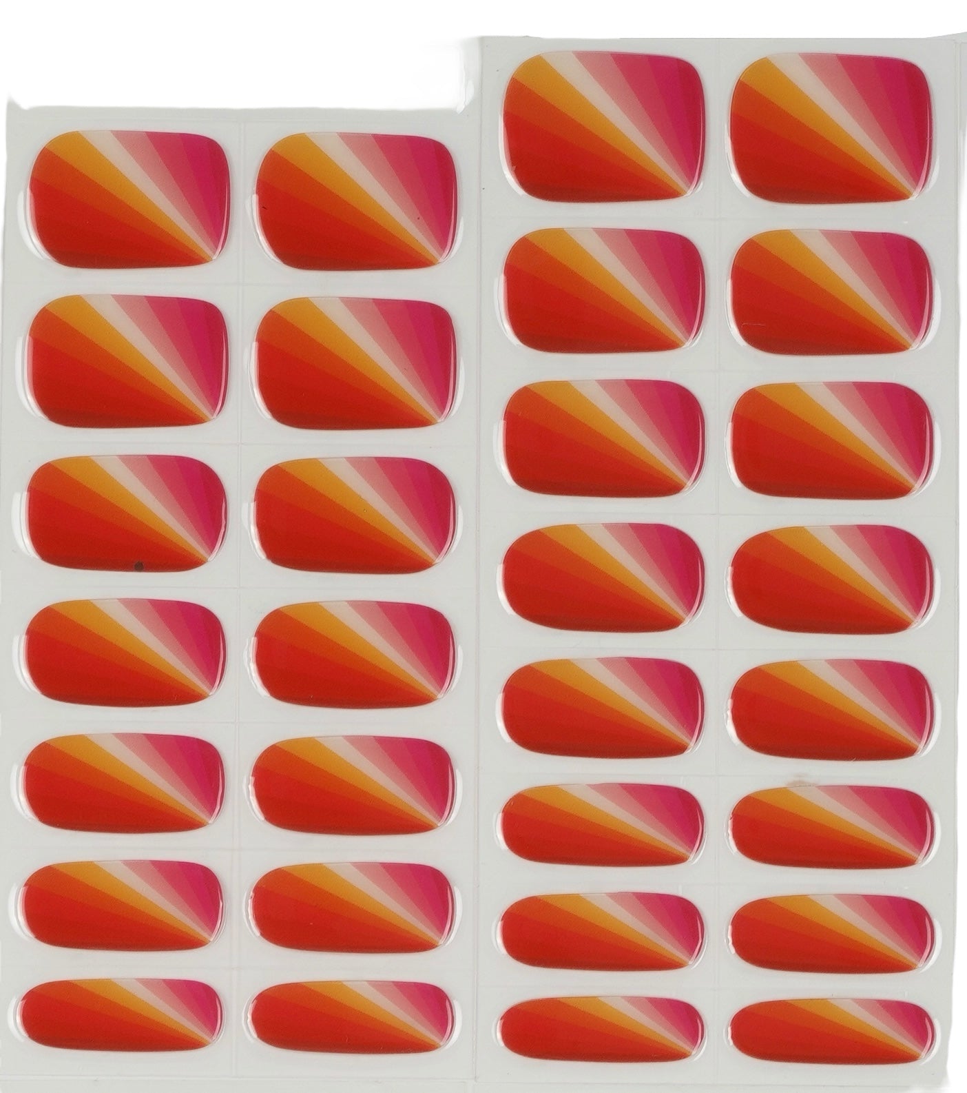 Citrus Burst 30ct Semi Cured Gel Nail Wraps