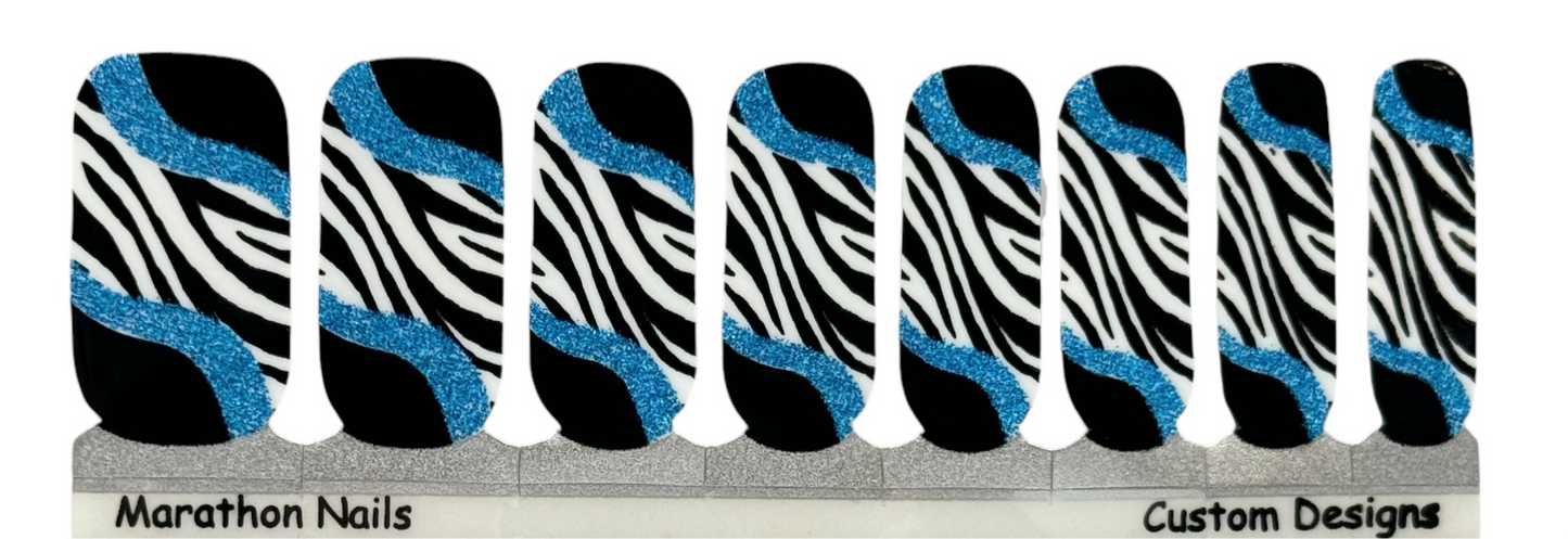 Midnight Safari Exclusive  Nail Wraps