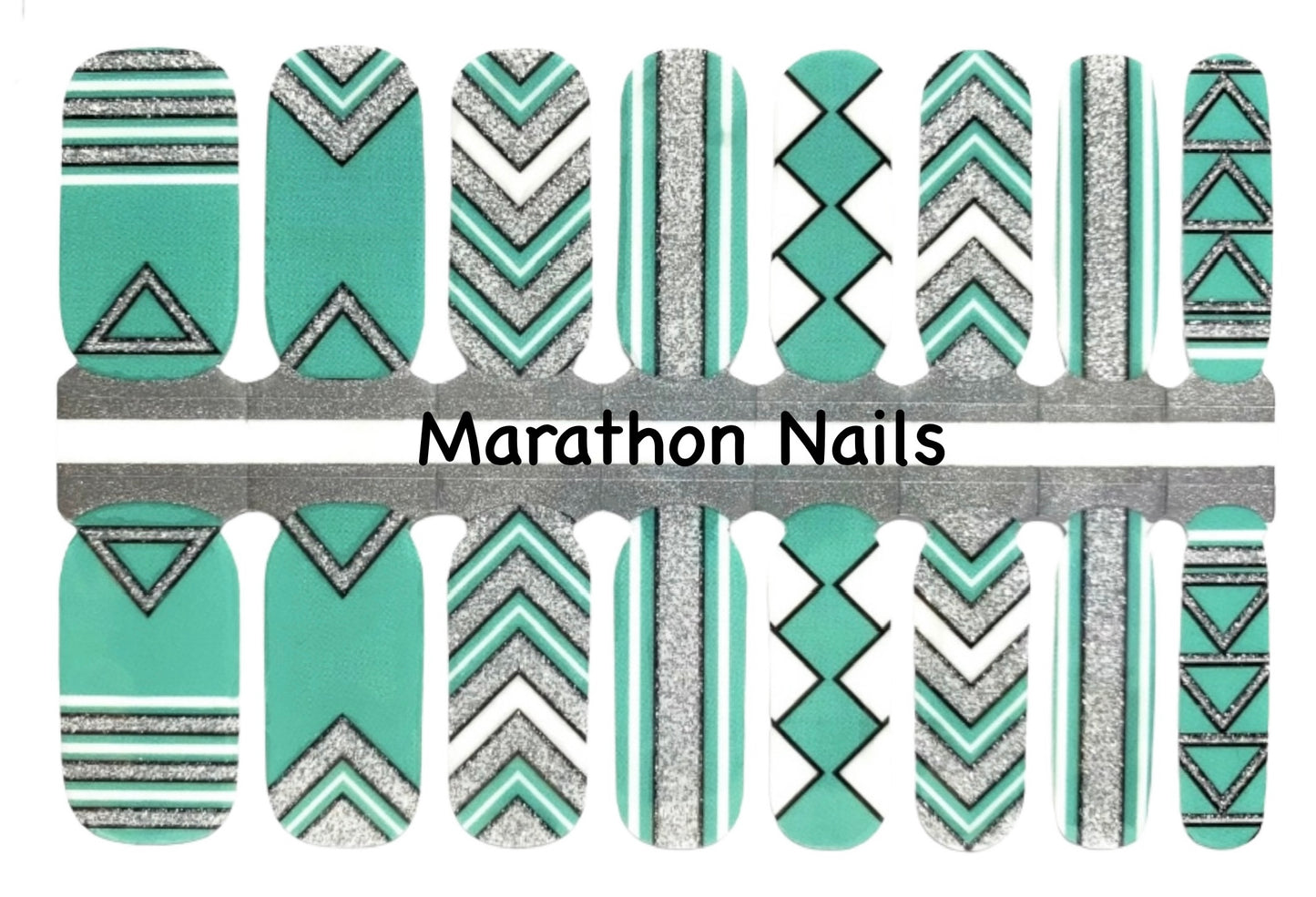 Aztec Designs Nail Wraps