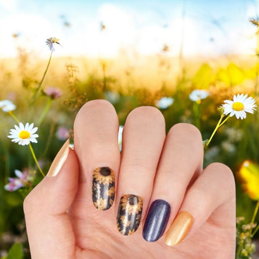 Sunflower Solstice Nail Wraps