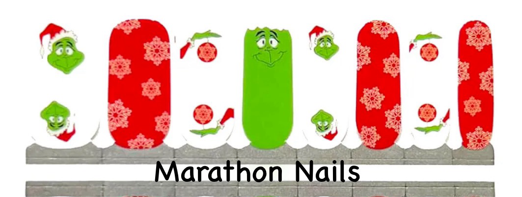 I Am Mr Grinch Nail Wraps