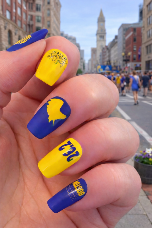 Chasing the Elusive Unicorn 3- Boston Nails- Exclusive Marathon Nail Wraps