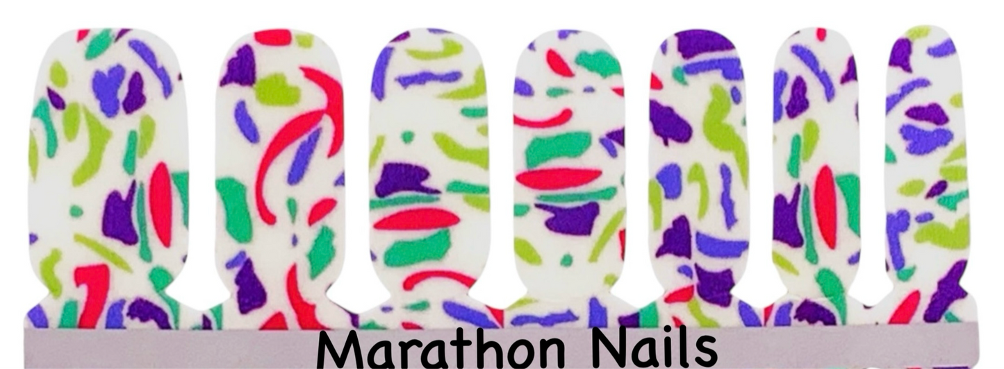 80's Party Nail Wraps