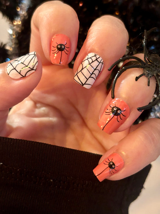 Spiderwebs Nail Wraps