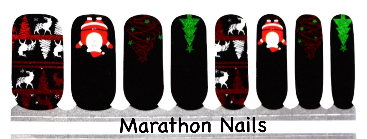 Holly Jolly Christmas Nail Wraps