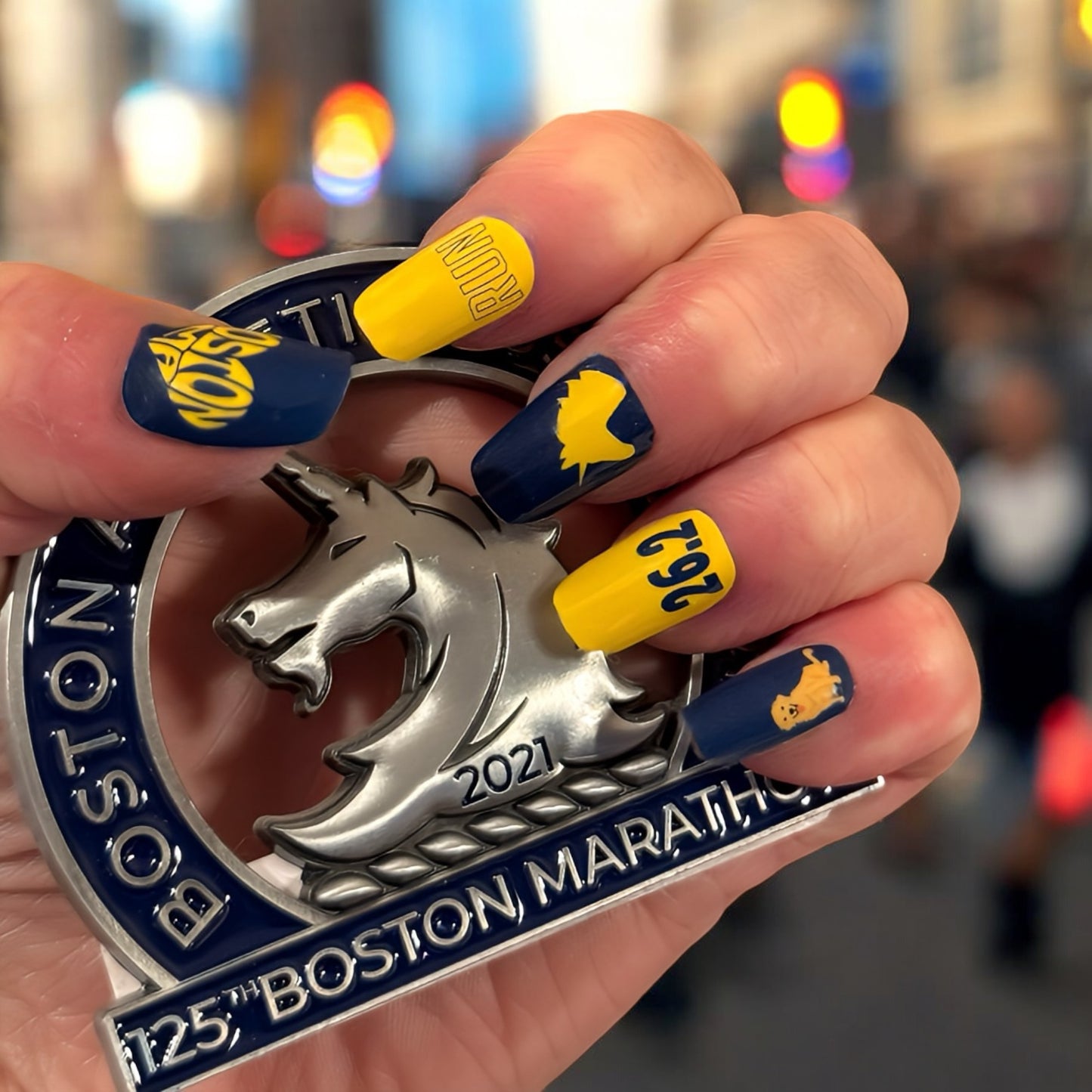 Chasing the Elusive Unicorn 2 - Boston Marathon - Exclusive Nail Wraps