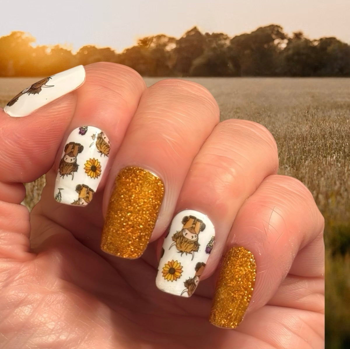Highland Hottie Nail Wraps
