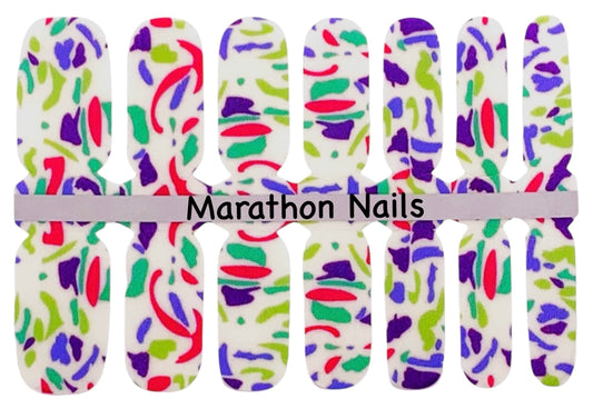 80's Party Nail Wraps