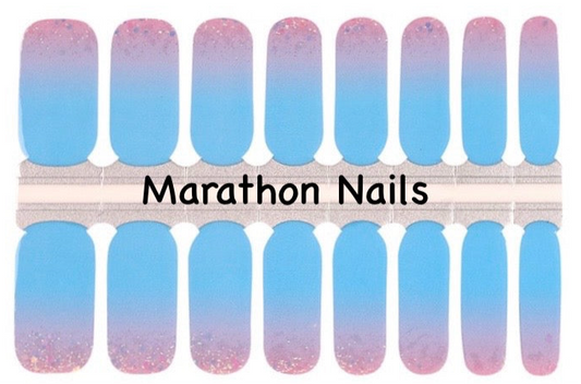 Gradient Sky Nail Wraps
