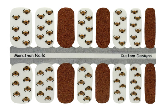 Fluffy Cows Exclusive Highland Cow Nail Wraps