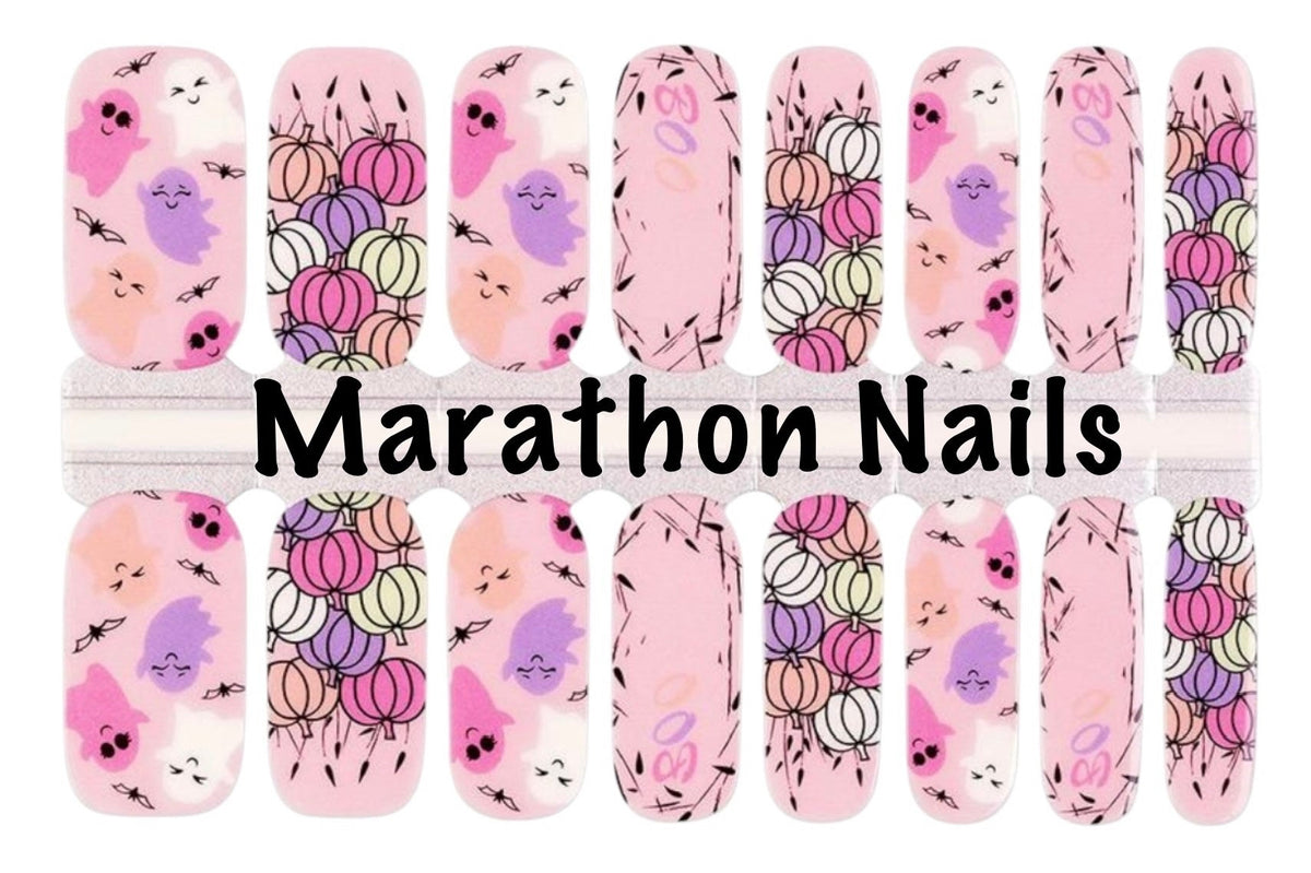 Haunted Pumpkin Nail Wraps