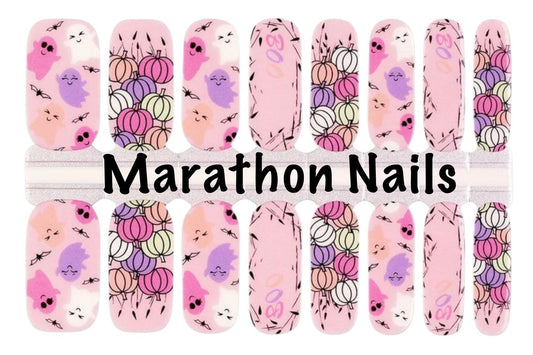 Haunted Pumpkin Nail Wraps