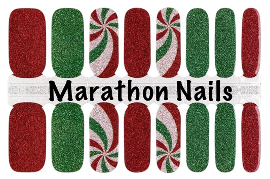 Holiday Swirls Nail Wraps