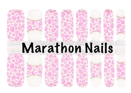 Wild Pink Leopard Cheetah Nail Wraps