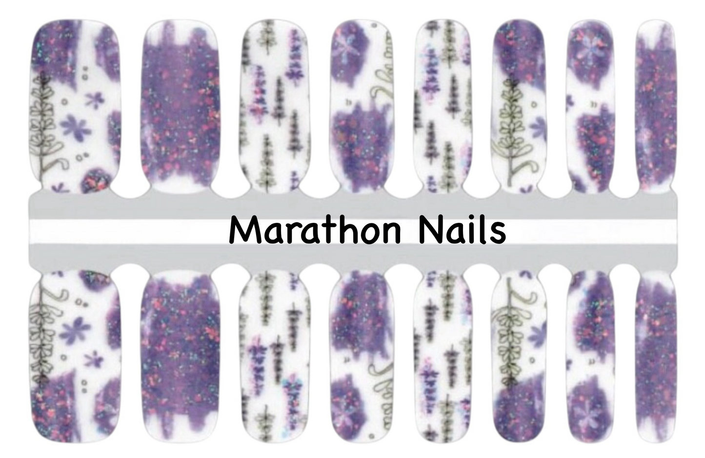 Purple Wonderland Nail Wraps