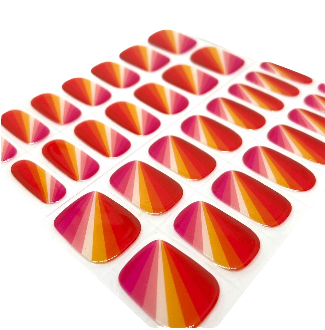 Citrus Burst 30ct Semi Cured Gel Nail Wraps