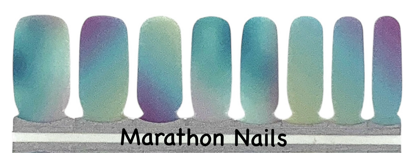 Blue Aurora - Chameleon - Color Shifting Nail Wraps