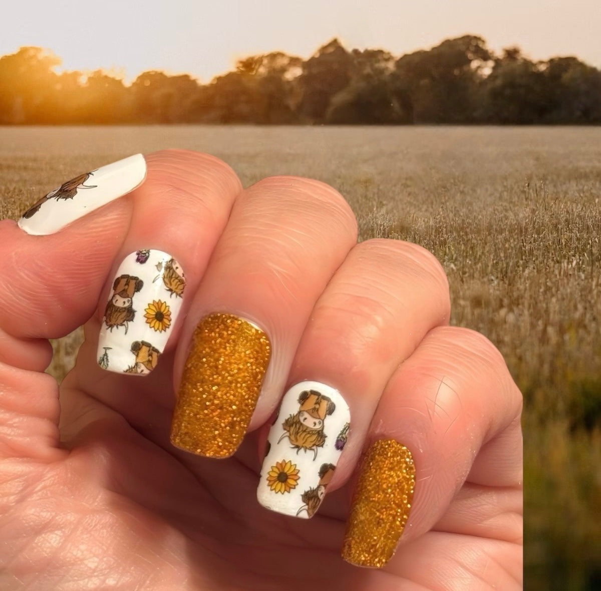 Highland Hottie Nail Wraps