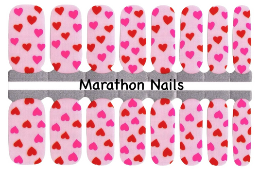 Don't Go Breaking My Hearts Nail Wraps