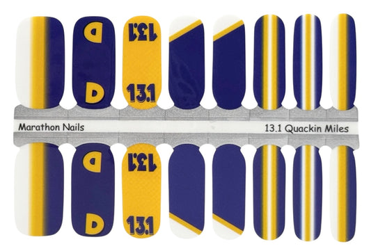 13.1 Quackin Miles - Marathon Race Weekend Exclusive Nail Wraps