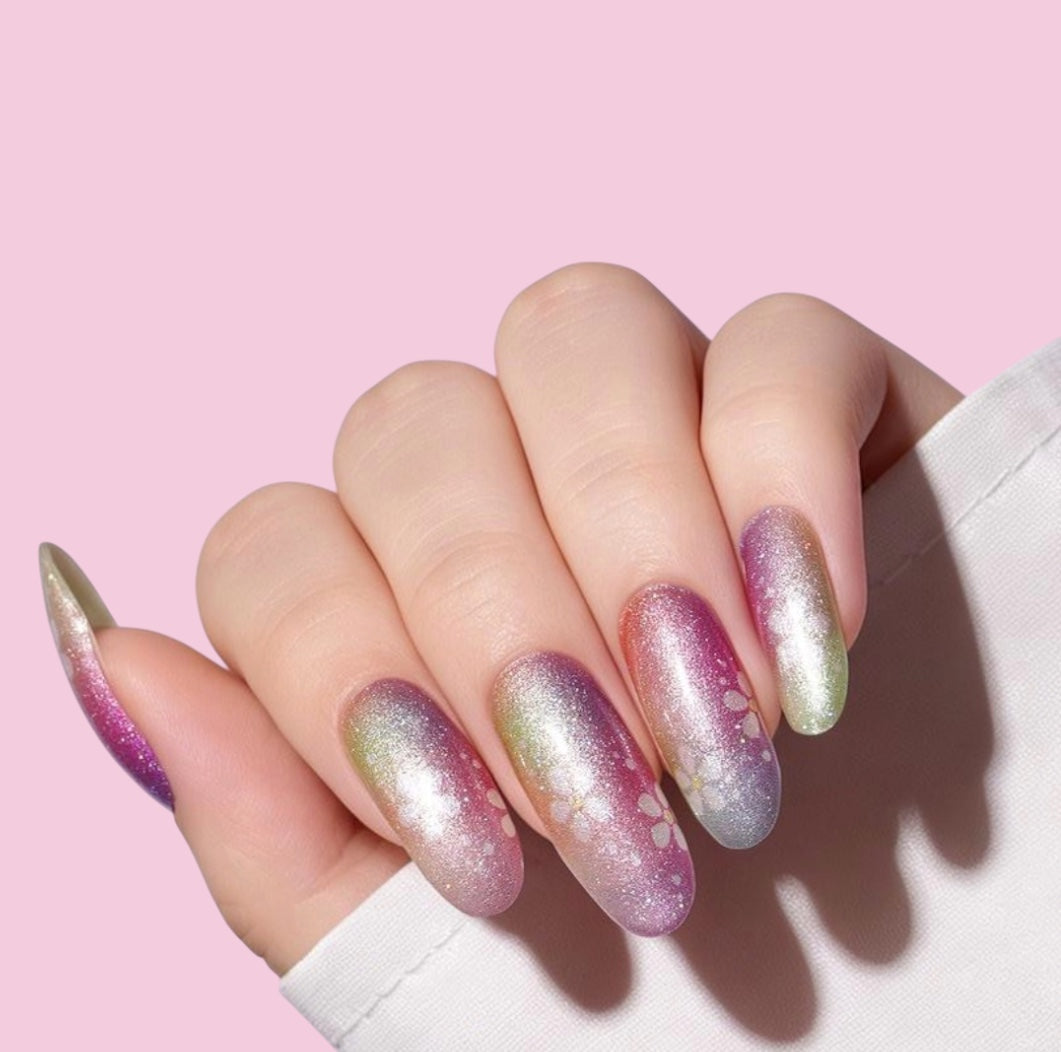 Groovy Petals Nail Wraps