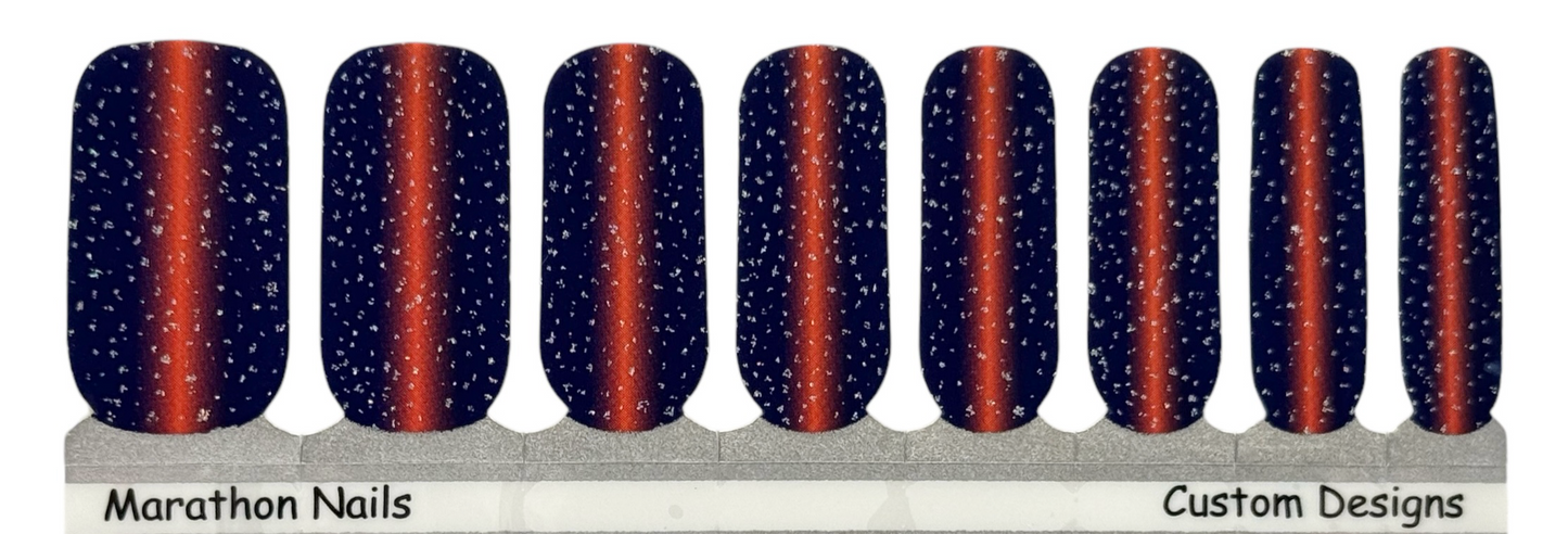 NYC Edition Shimmer- New York City Marathon Nails - Exclusive  Nail Wraps