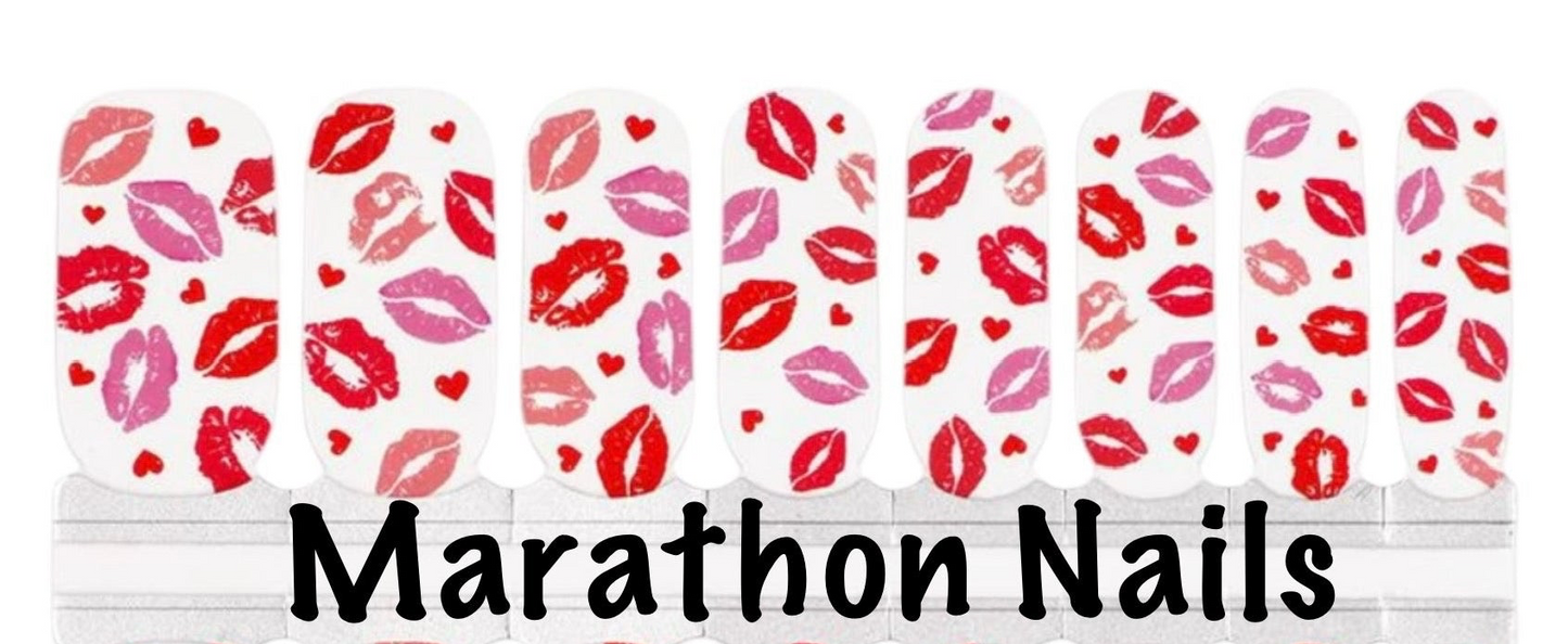 Flirty Kisses Nail Wraps