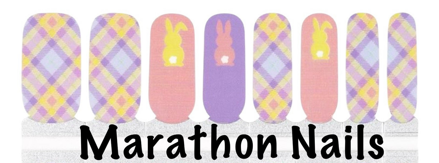 Easter Plaid Nail Wraps