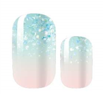 Aqua Shimmer Nail Wraps