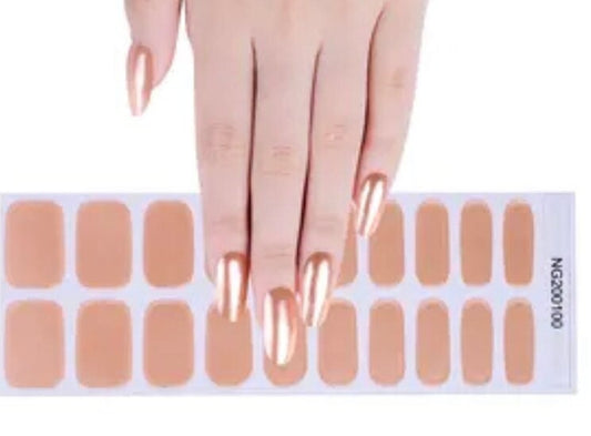 Drinking Champagne Semi Cured Gel Nail Wraps